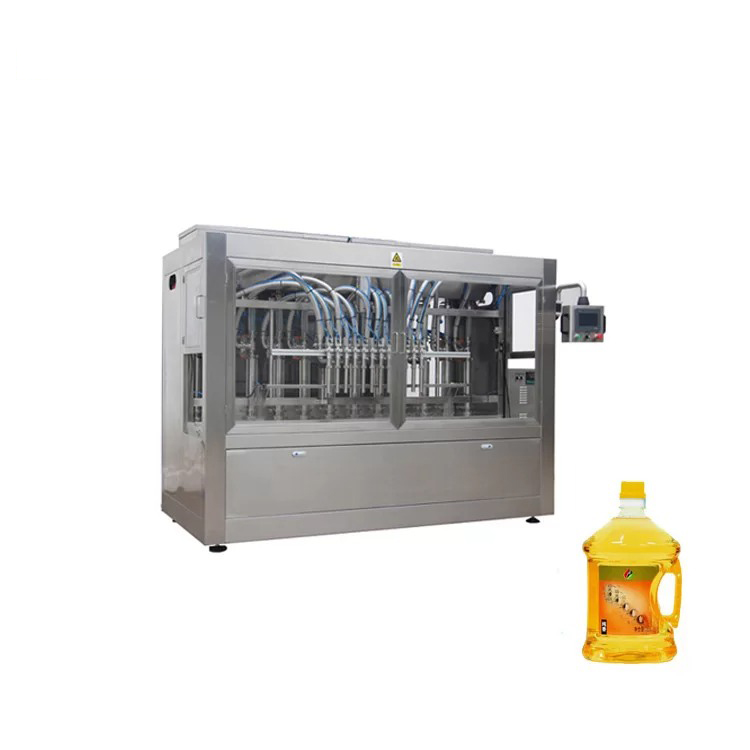 1L günəbaxan yağı şüşə doldurma maşını