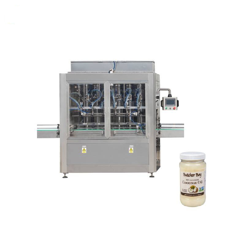 PLC nəzarət 8 nozzle şüşə mürəkkəb banka doldurma maşını